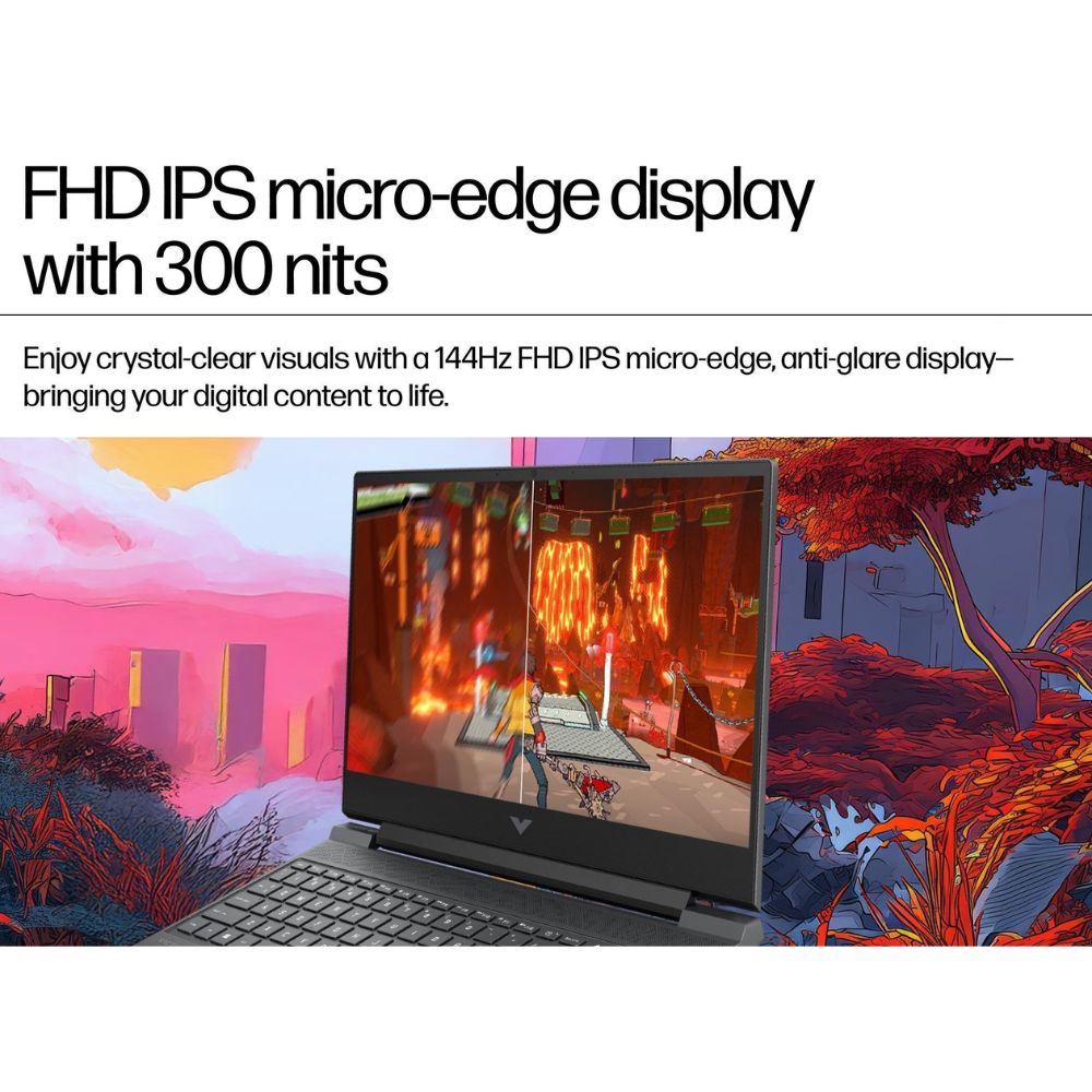 HP Victus Gaming 15-fa2743TX Laptop | GeForce RTX4050 | Intel Core i7-14650HX