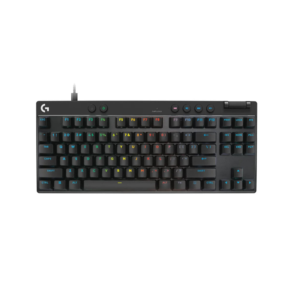 Logitech Pro X TKL Rapid Wired Gaming Keyboard- Analog Switches