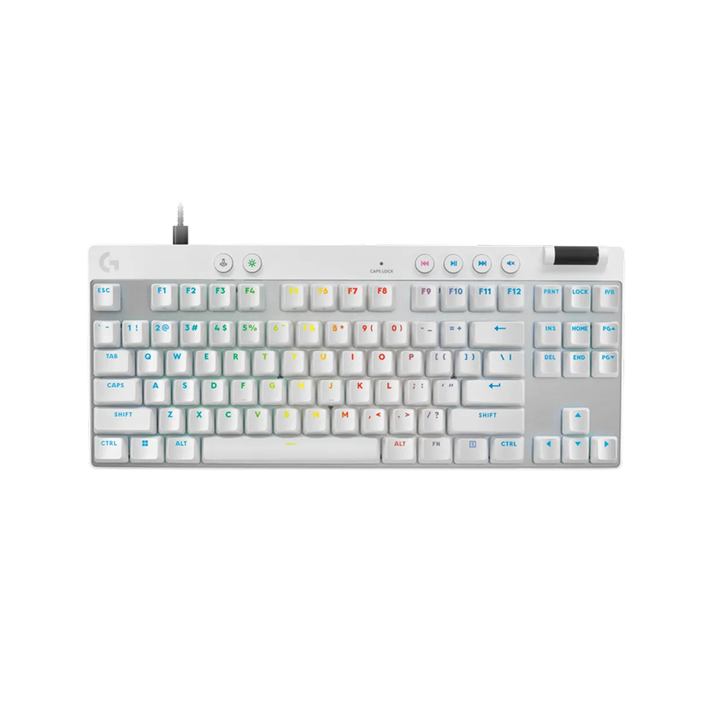 Logitech Pro X TKL Rapid Wired Gaming Keyboard- Analog Switches