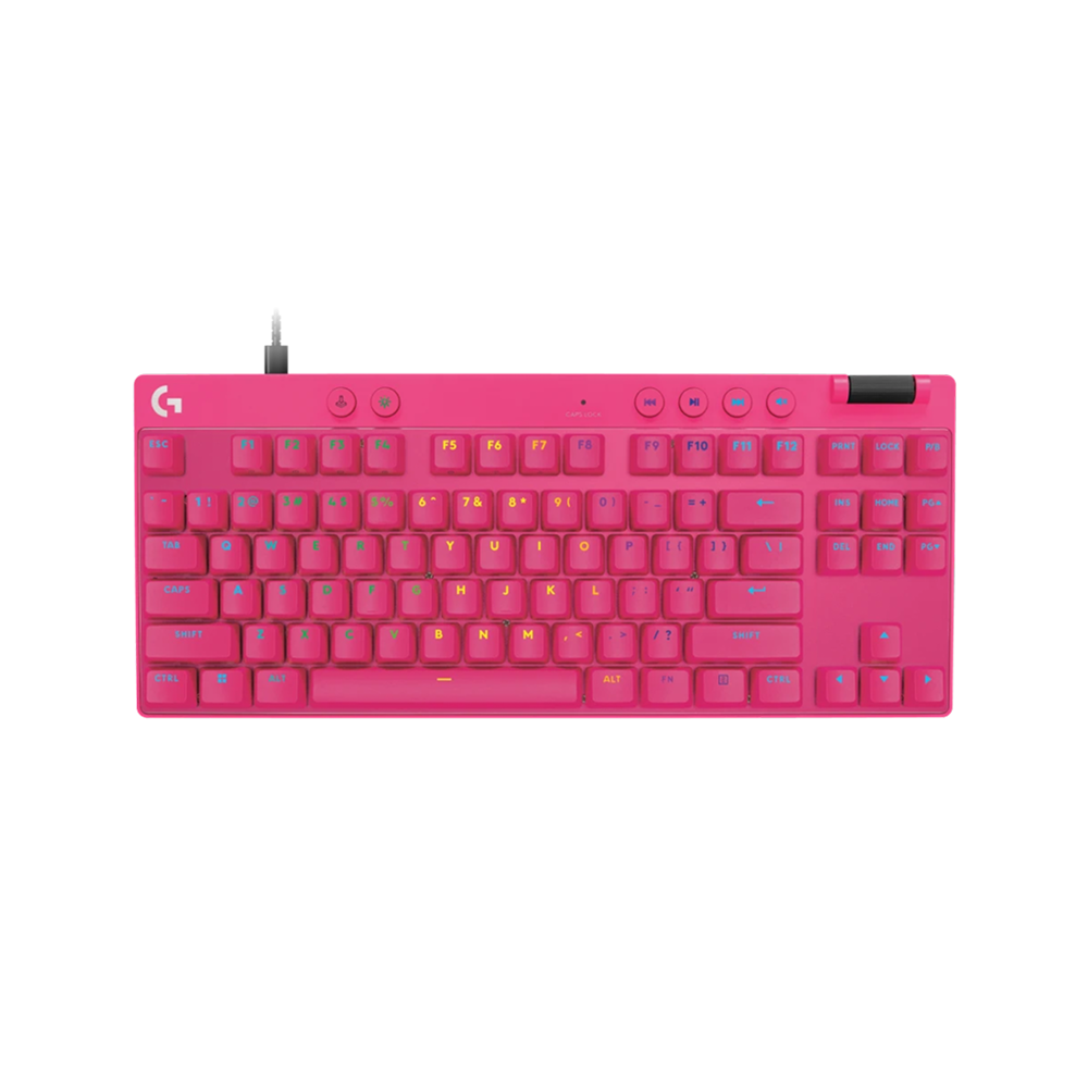 Logitech Pro X TKL Rapid Wired Gaming Keyboard- Analog Switches