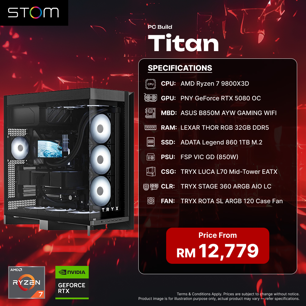 STOM PC Build Package - Titan