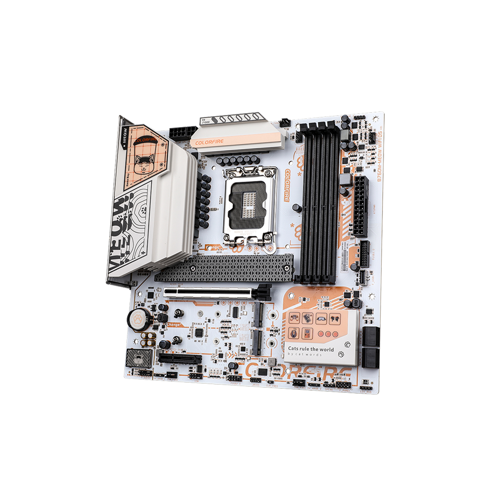 Colorful COLORFIRE B760M-MEOW WIFI V21 LGA1700 mATX Motherboard