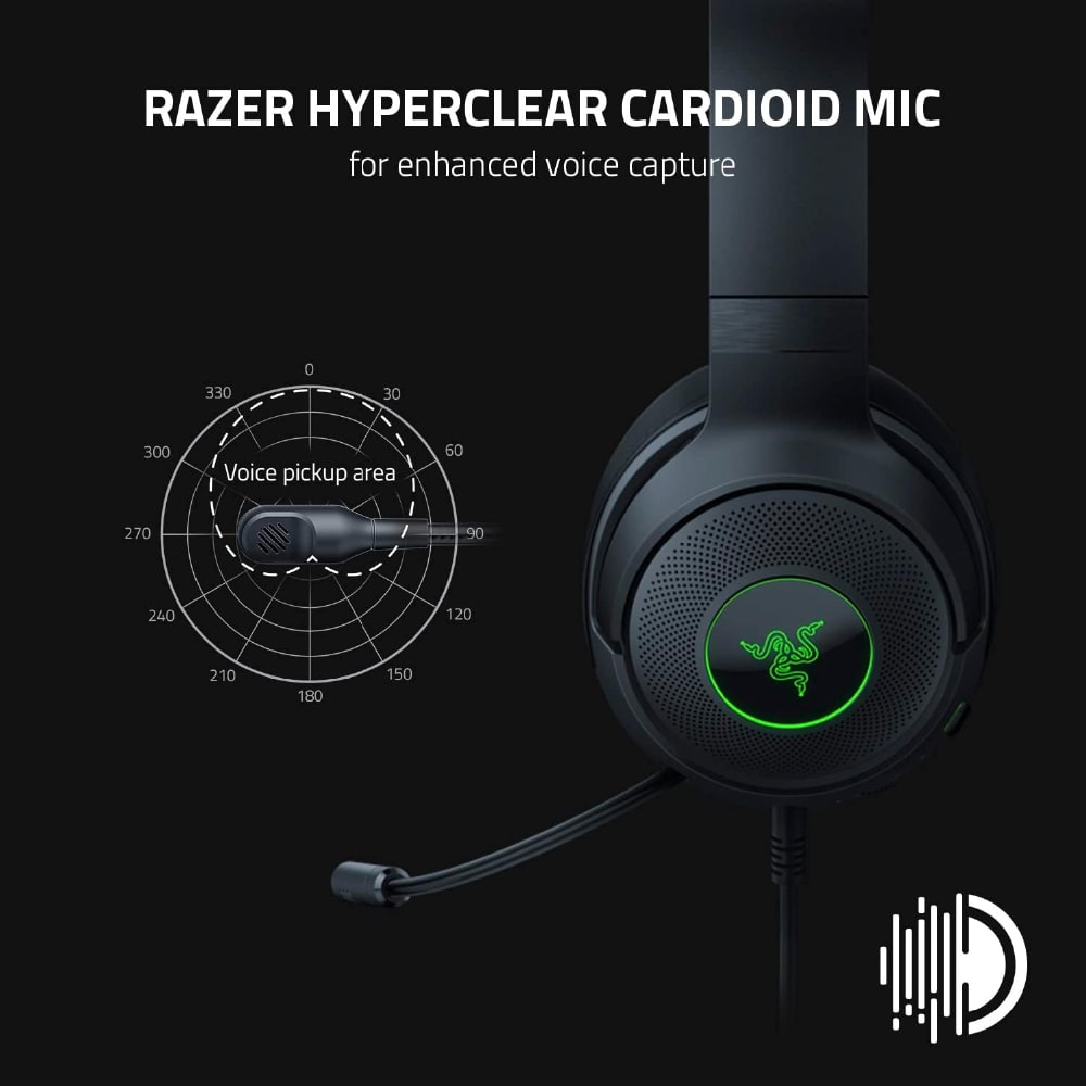 Razer Kraken V3 X Wired USB Gaming Headset