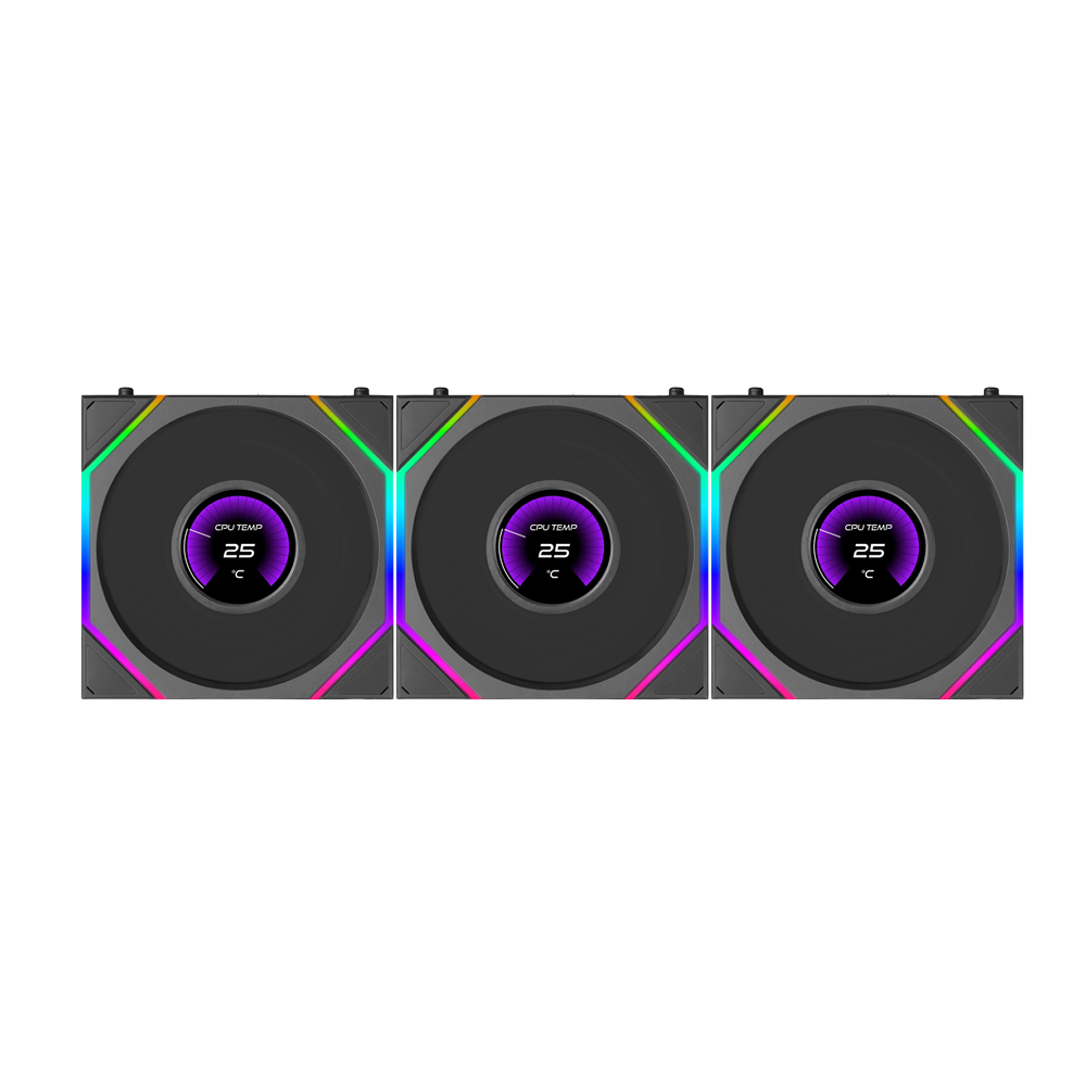 Lian Li UNI FAN TL LCD FLEX 120 12CM Case Fan (3Packs)