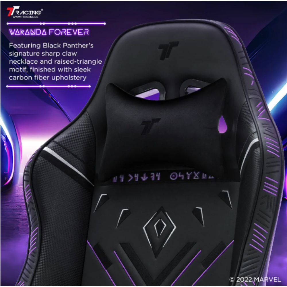 TTRacing Swift X 2020 Gaming Chair - Black Panther Edition