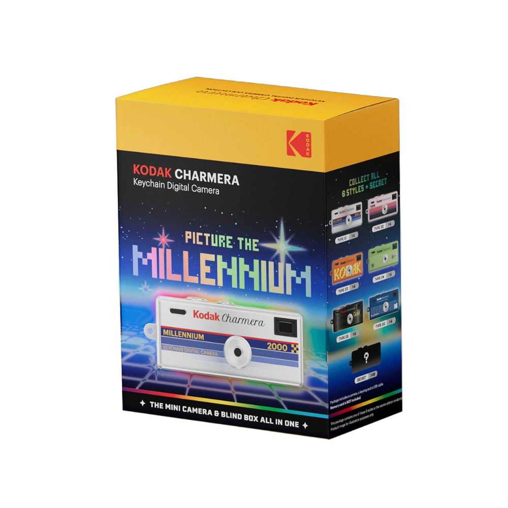 Kodak Digital Camera Charmera Key Chain Millennium Edition