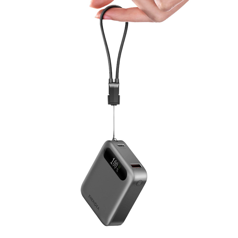 Energea ComPac Loop CCC Power Bank with Built-in Cable