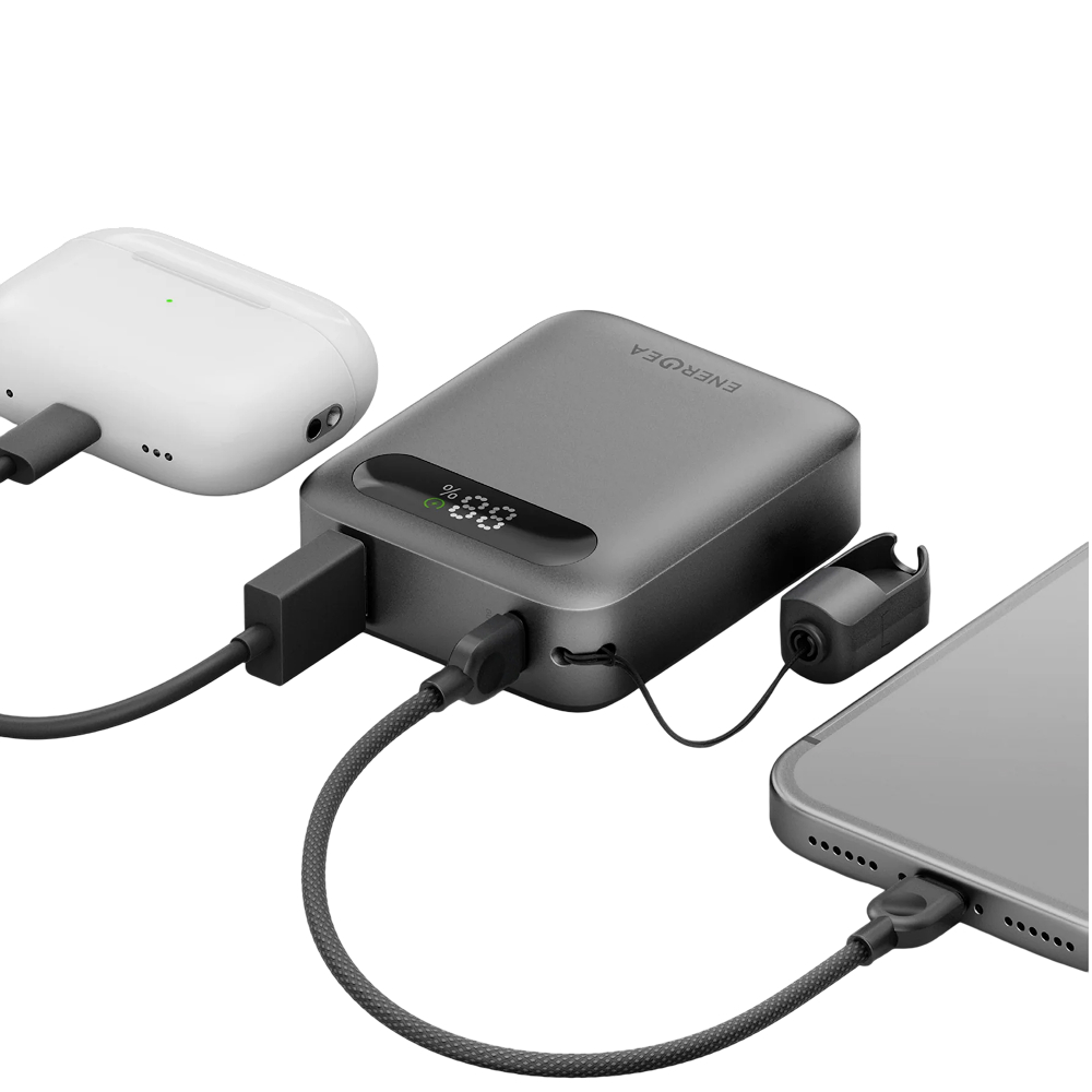 Energea ComPac Loop CCC Power Bank with Built-in Cable