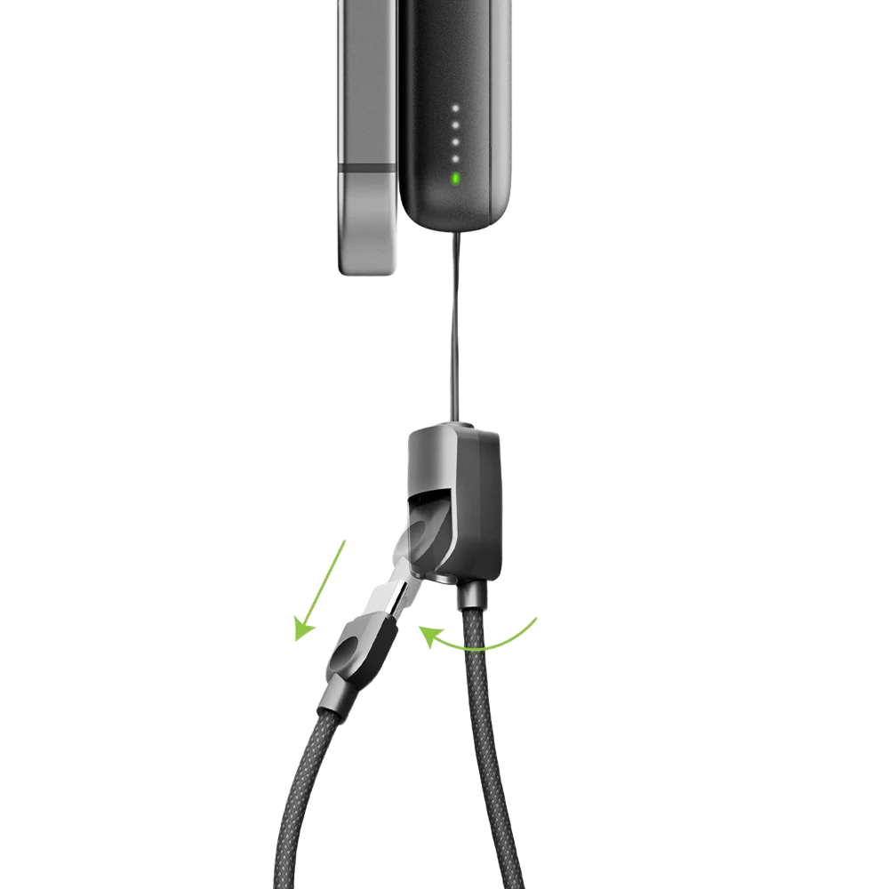 Energea MagPac Loop CCC Power Bank with Built-in Cable