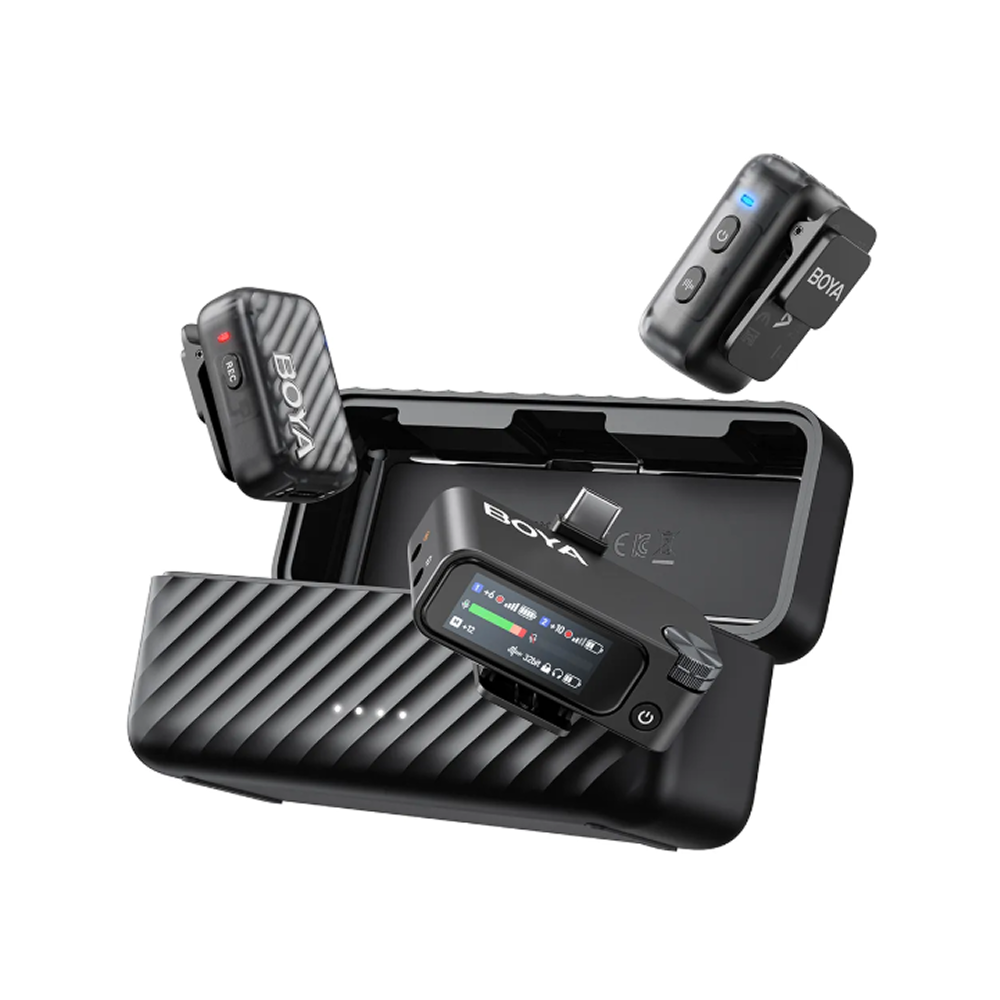 BOYA BOYAMIC 2 AI-Powered Mini Wireless Microphone (2TX + 1RX)