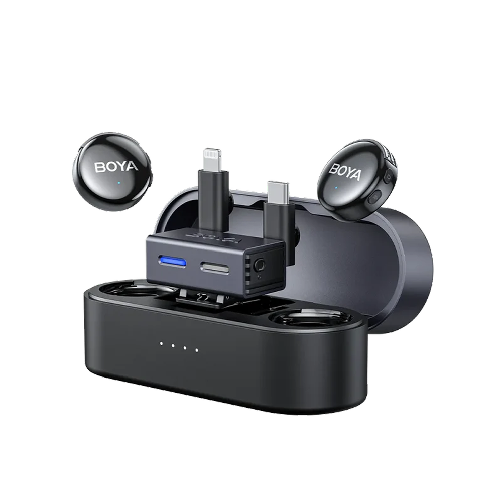 BOYA BOYALINK 3 AI-Powered Button-Sized Wireless Microphone