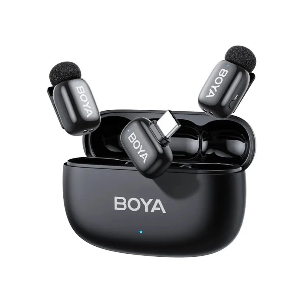 BOYA mini 2 Upgraded Super Mini Wireless Microphone with AI Noise Cancellation