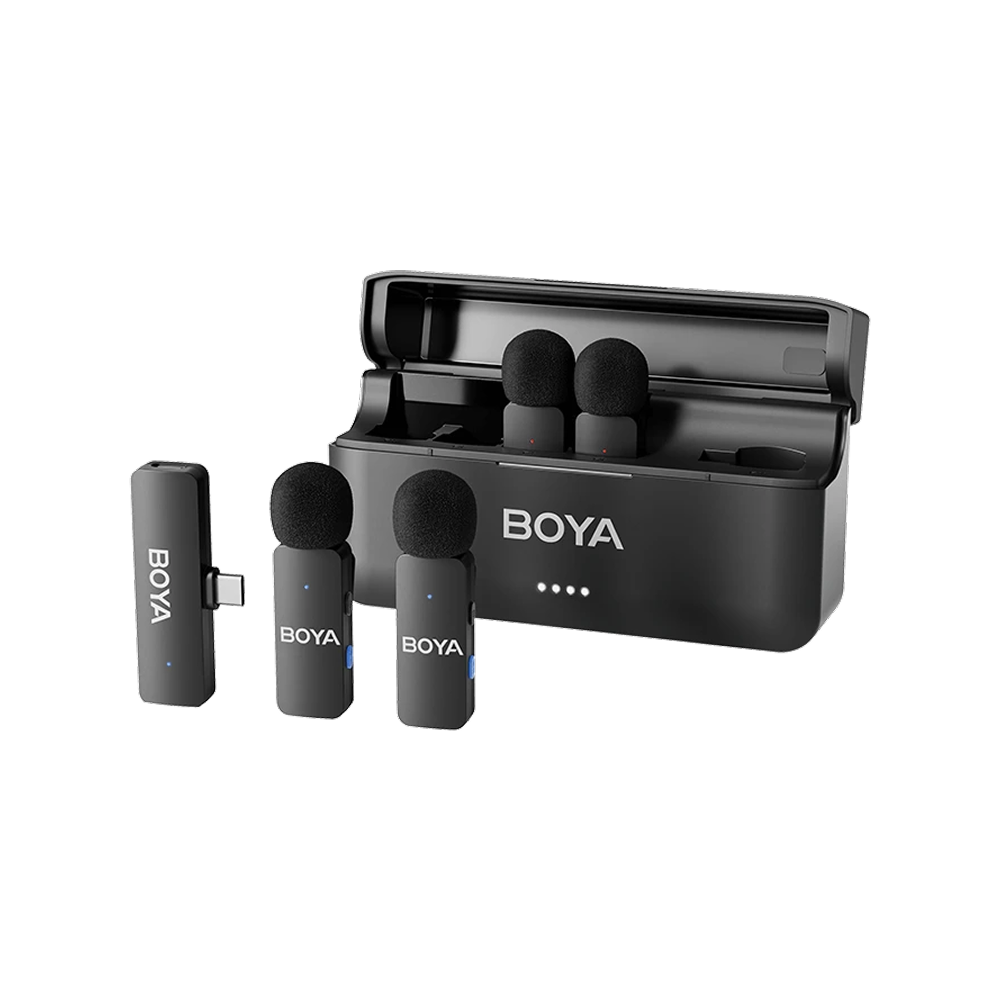 BOYA BY-V4 4-Channel Mini Wireless Microphone