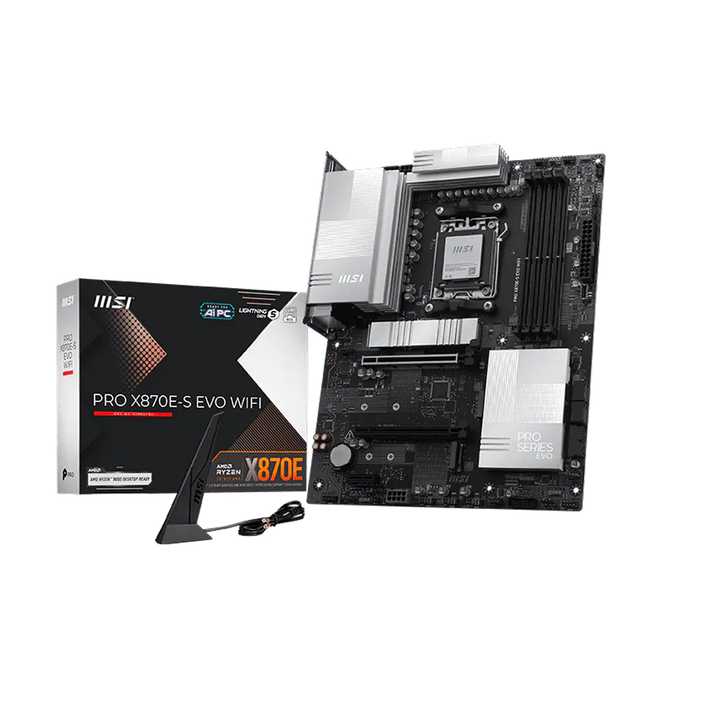 MSI PRO X870E-S EVO WIFI AM5 ATX Motherboard