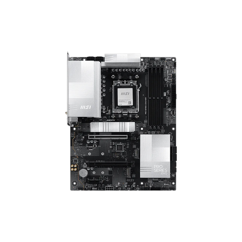 MSI PRO X870E-S EVO WIFI AM5 ATX Motherboard