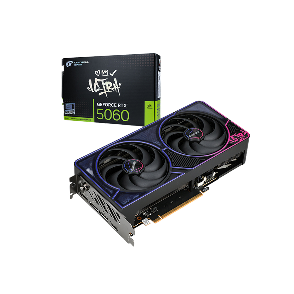 Colorful iGame GeForce RTX 5060 Ultra DUO OC 8GB-V 8GB GDDR7 Graphics Card