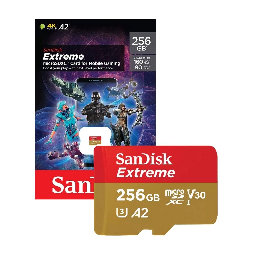 SanDisk MicroSD Extreme Gaming Pack UHS-I C10 V30 U3 Memory Card