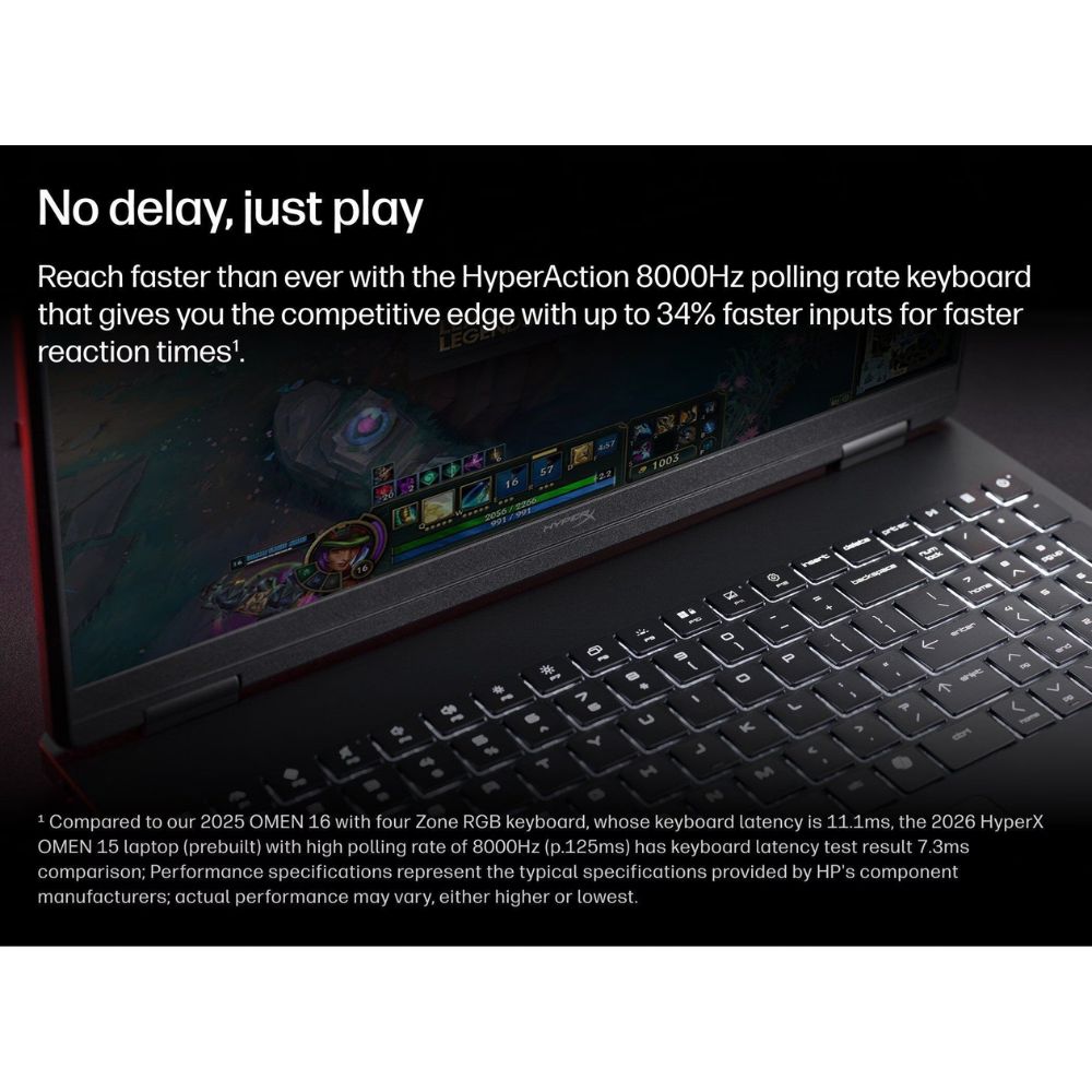 HP HyperX Omen 15-ga0066TX Laptop | GeForce RTX5060 | Intel Core i7-14650HX