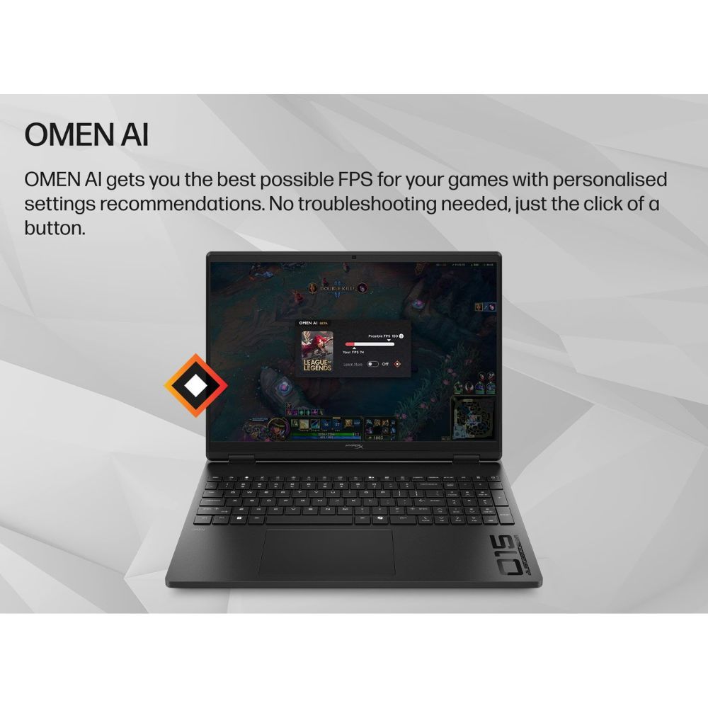 HP HyperX Omen 15-ga0066TX Laptop | GeForce RTX5060 | Intel Core i7-14650HX