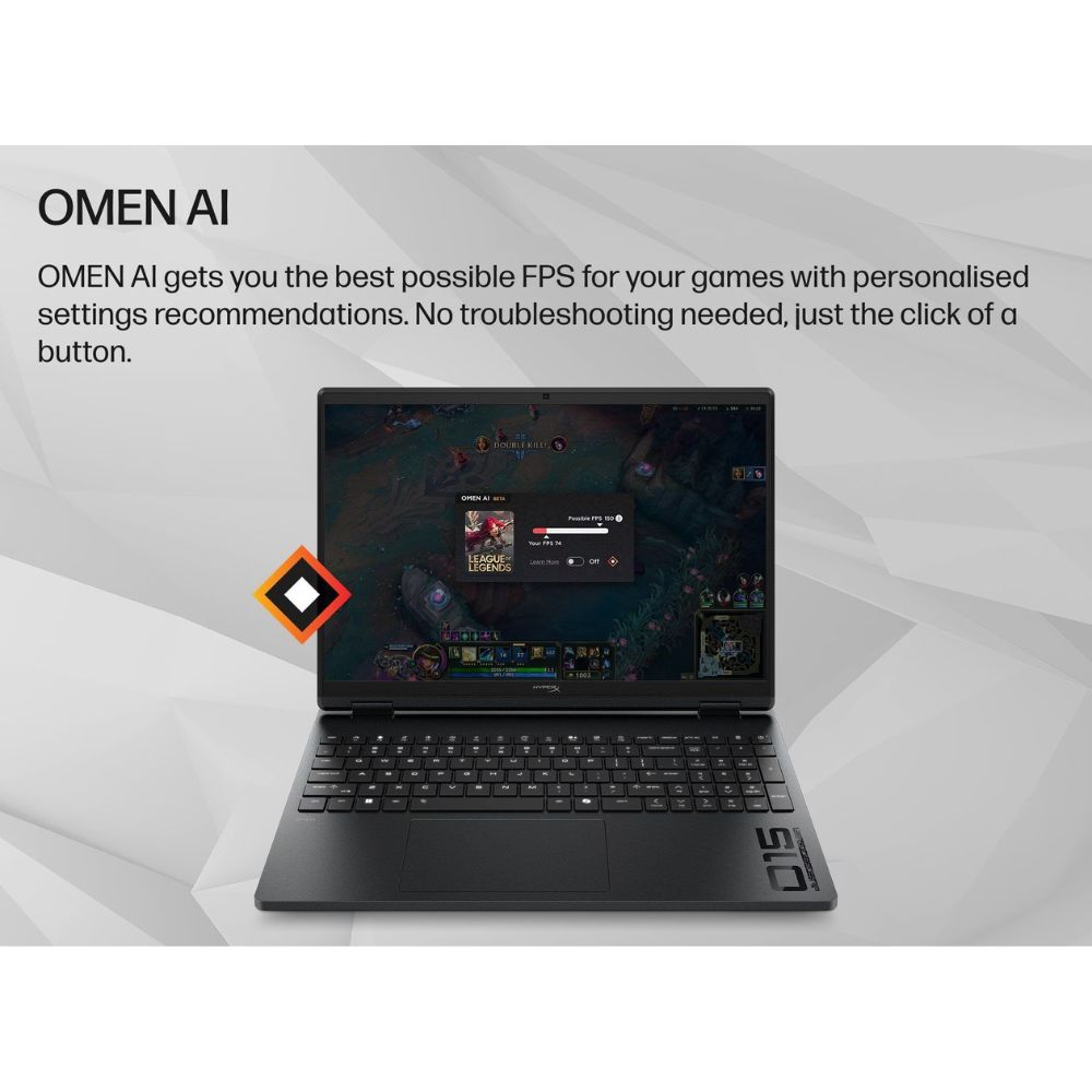 HP HyperX Omen 15-ga0264TX Laptop | GeForce RTX5050 | Intel Core i7-14650HX