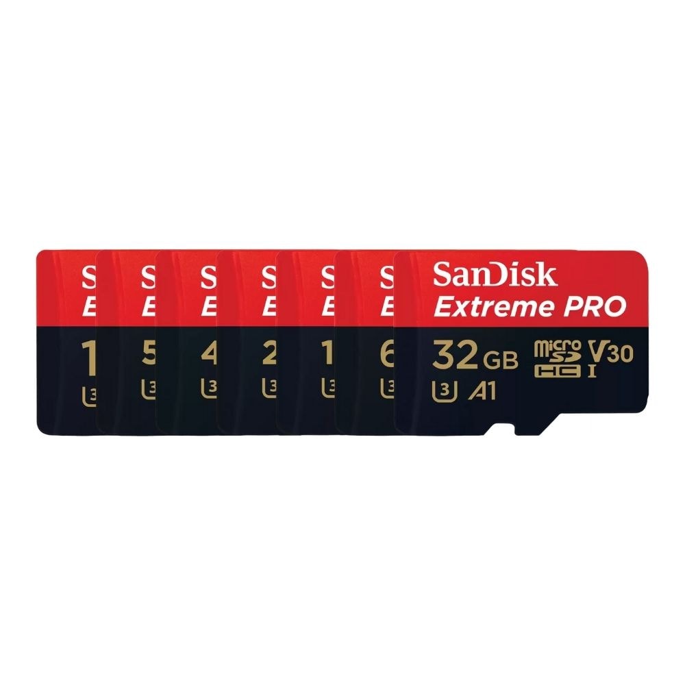 SanDisk MicroSD Extreme PRO UHS-I C10 V30 U3 A1 With Adapter Memory Card