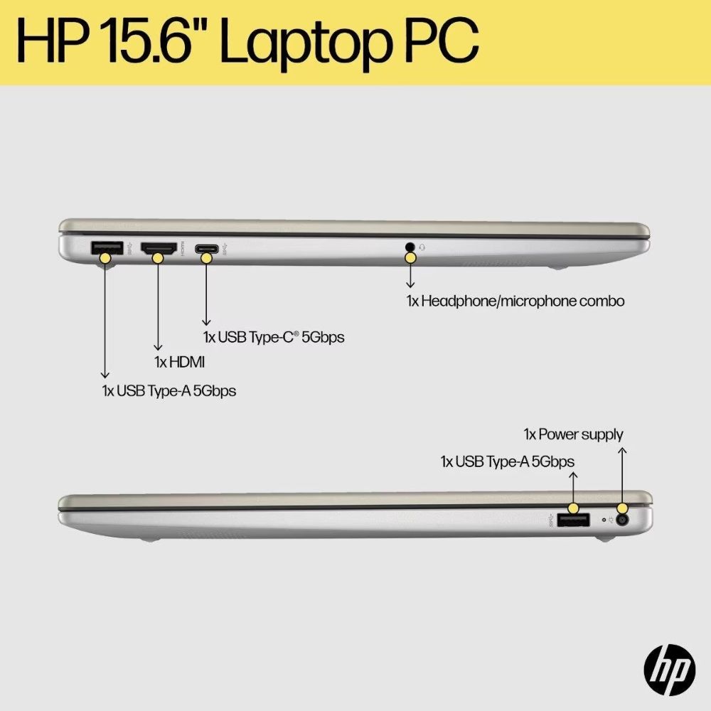 HP 15-fc0878AU/fc0880AU Laptop | AMD Ryzen 5 7530U
