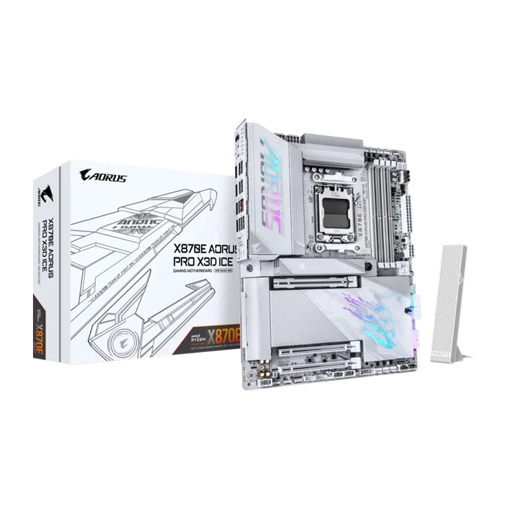 Gigabyte X870E AORUS PRO ICE X3D AM5 ATX Motherboard