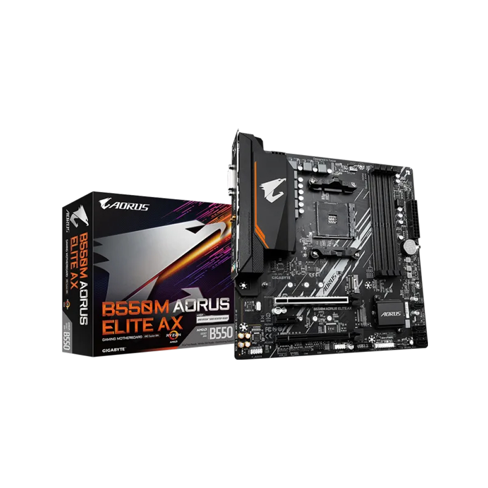 Gigabyte B550 AORUS ELITE AX mATX Motherboard