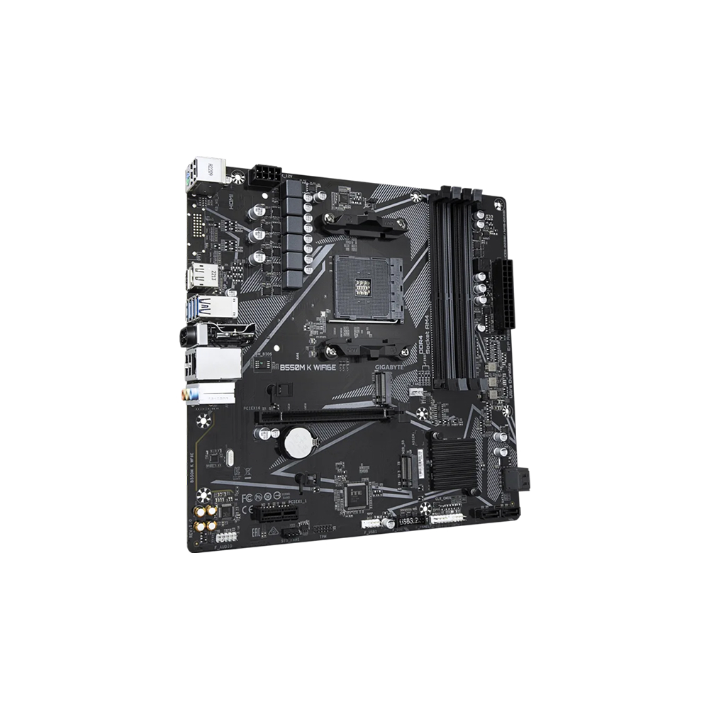 Gigabyte B550M K WIFI6E AM4 mATX Motherboard