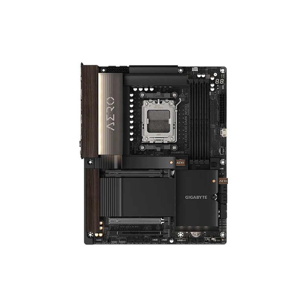 Gigabyte X870 AERO X3D DARK WOOD AM5 ATX Motherboard