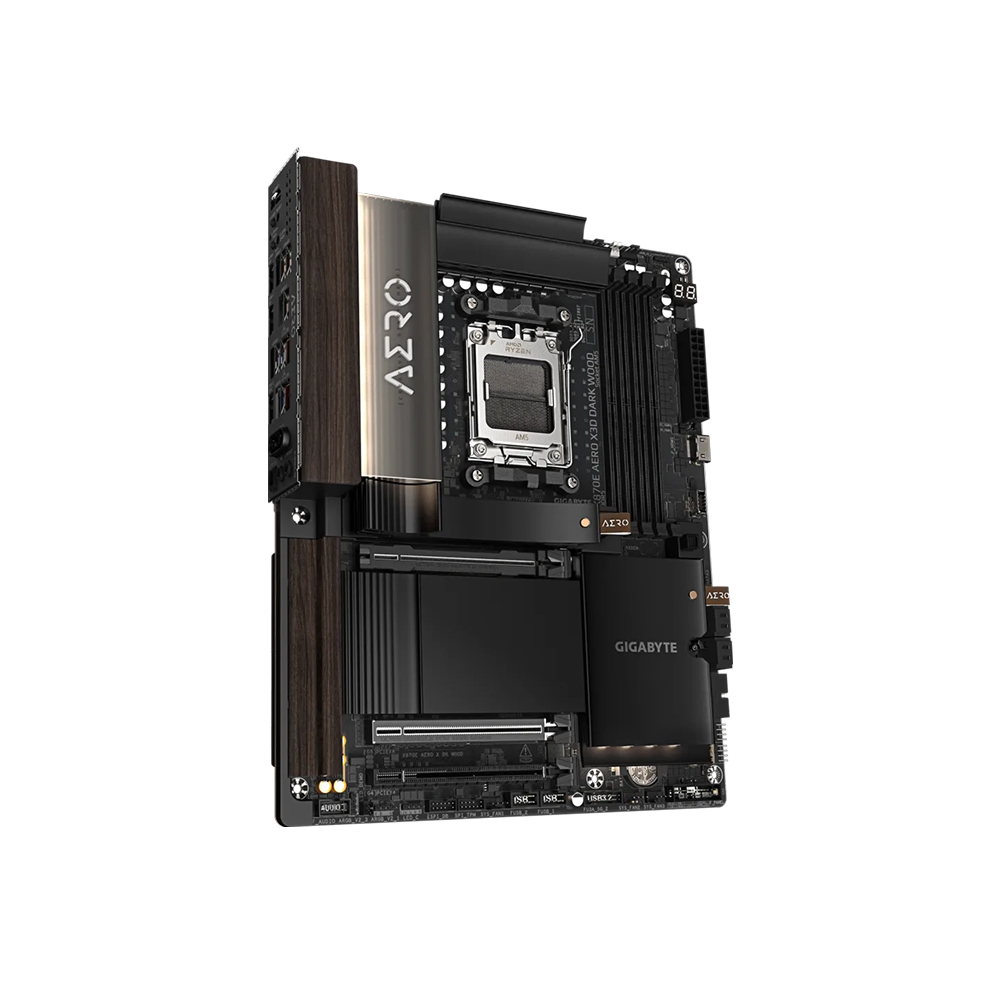 Gigabyte X870 AERO X3D DARK WOOD AM5 ATX Motherboard