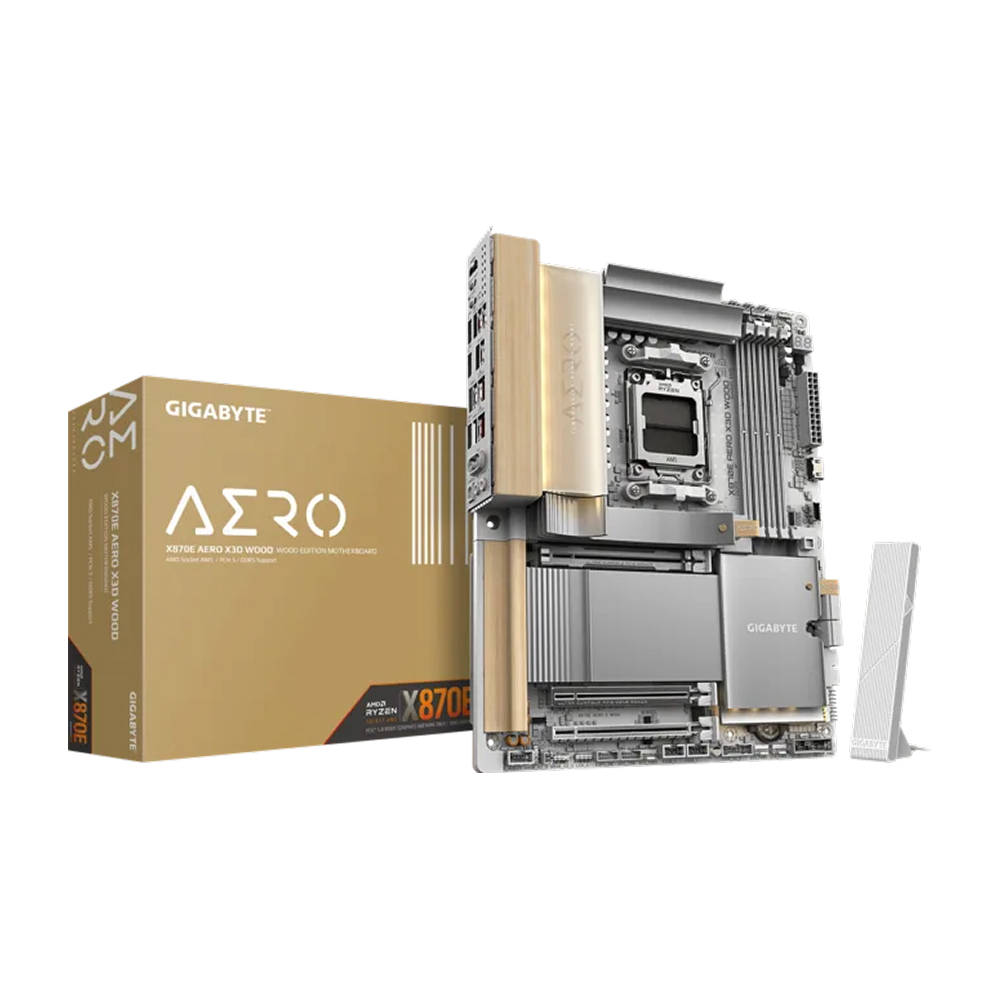 Gigabyte X870 AERO X3D WOOD AM5 ATX Motherboard