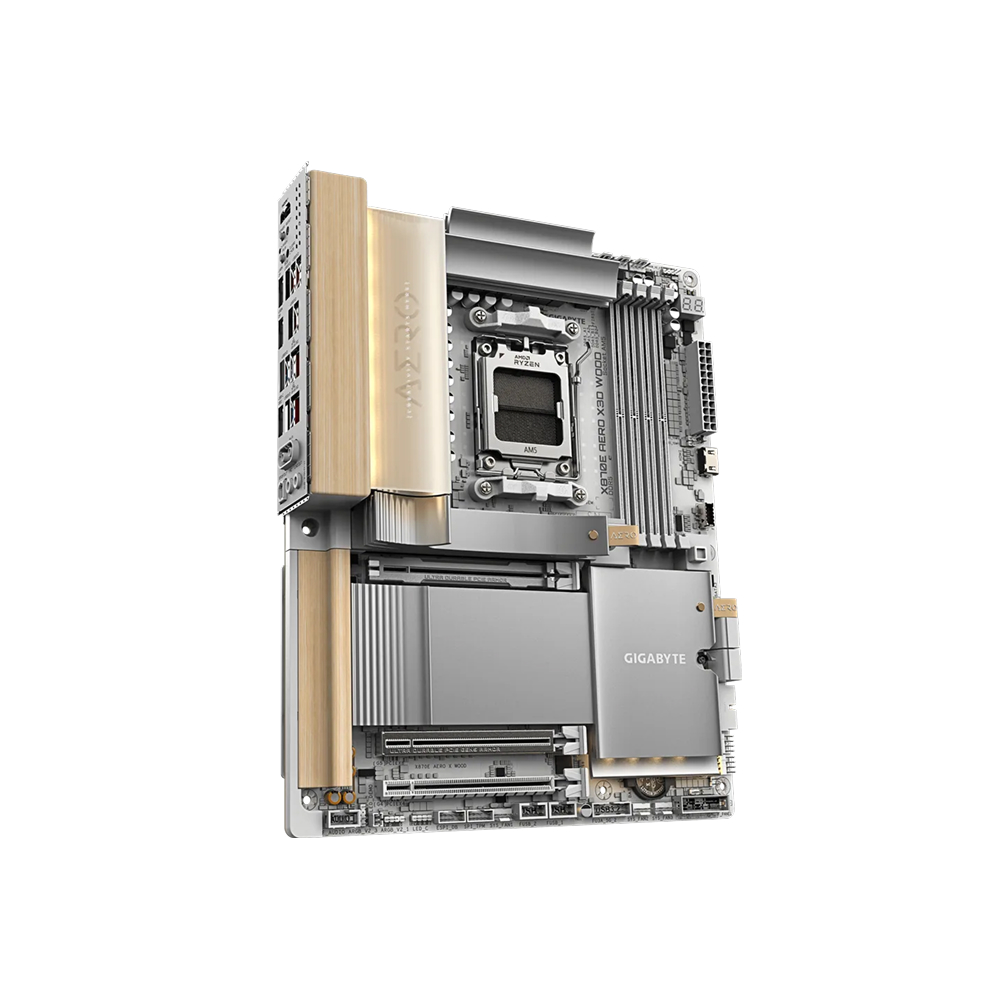 Gigabyte X870 AERO X3D WOOD AM5 ATX Motherboard