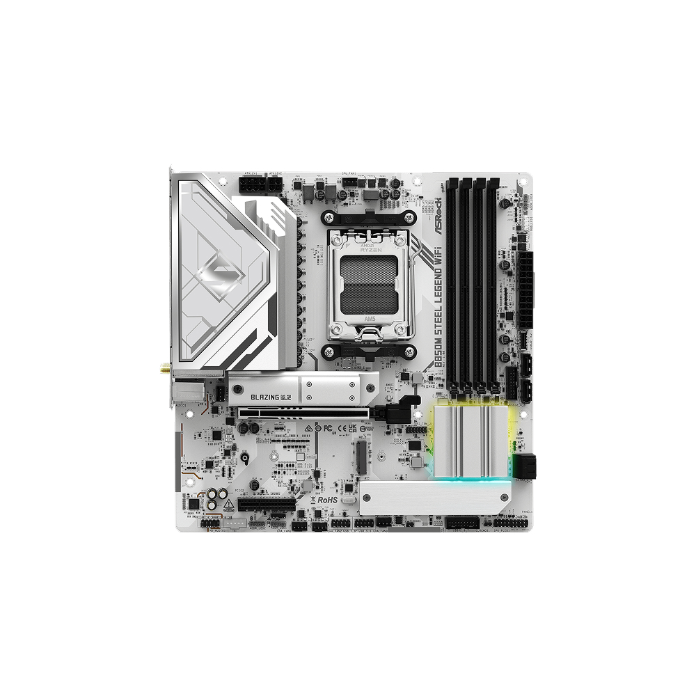 ASRock B850M Steel Legend WIFI AM5 mATX Motherboard
