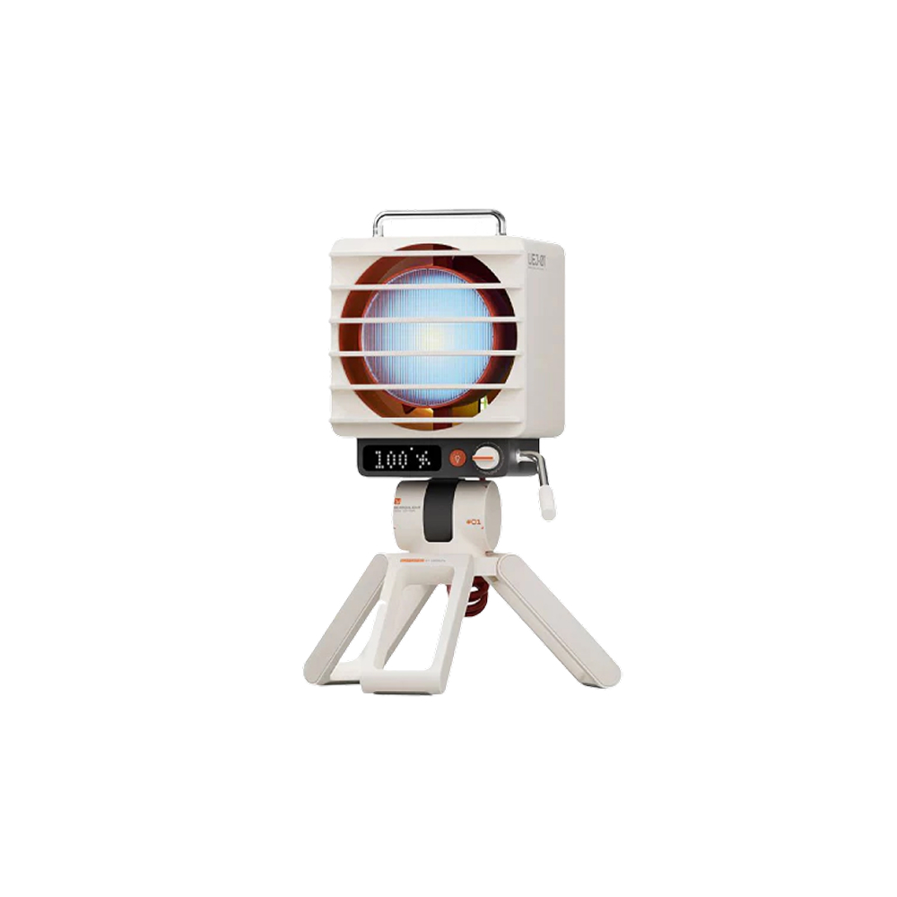 Olibear Spotlight Glow Retro Portable Desk Fan