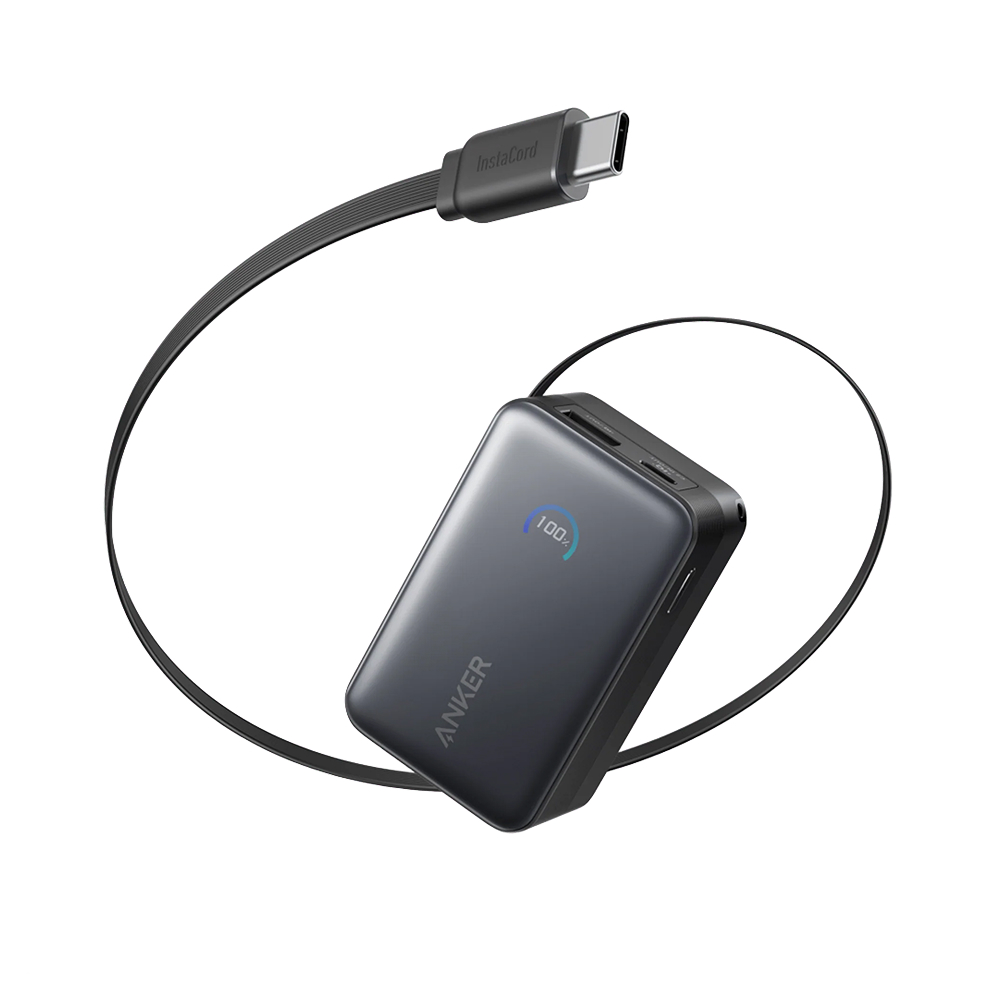 ANKER Nano CCC Power Bank with Built-in Retractable Cable