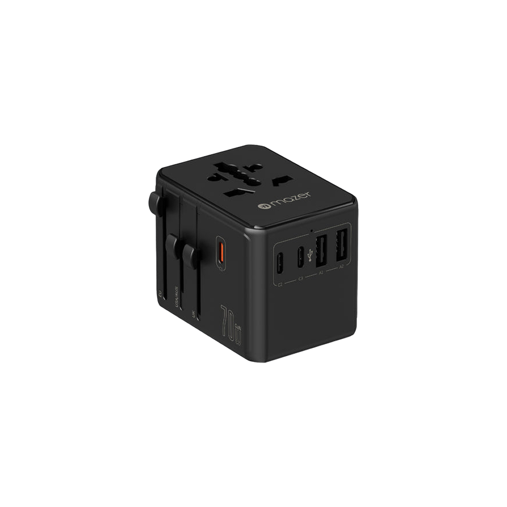 Mazer InfiniteTravel PD70W GaN Universal Travel Charger