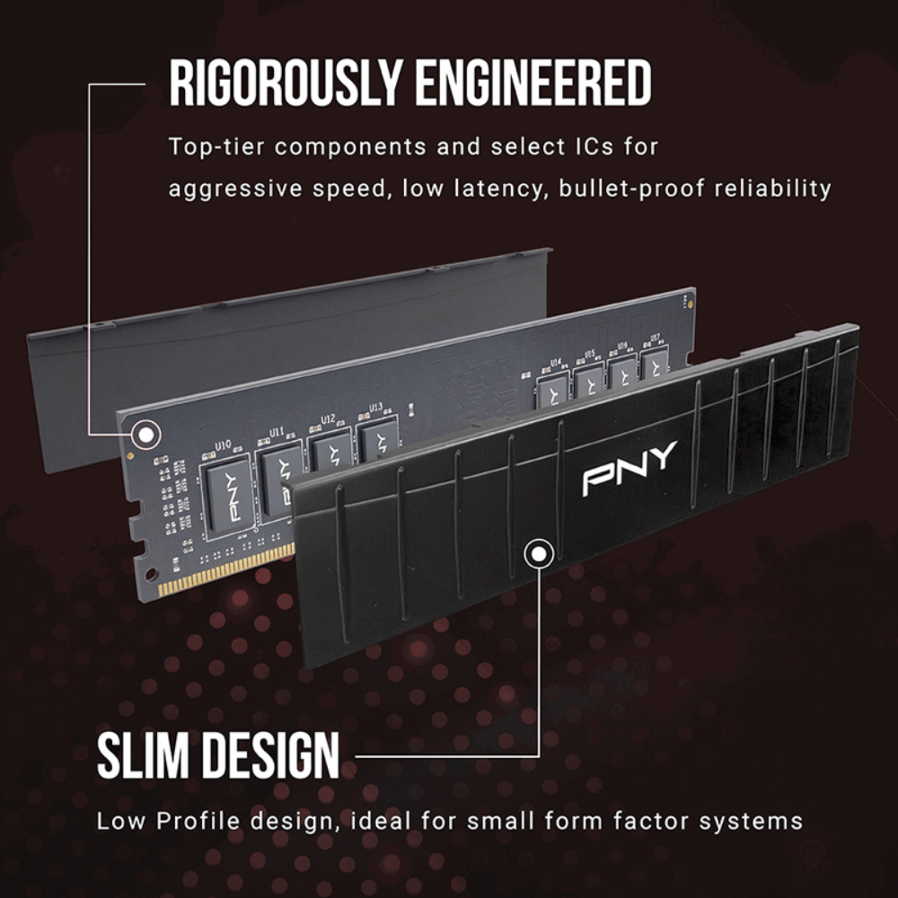 PNY XLR8 GAMING LP DDR4 Desktop Ram