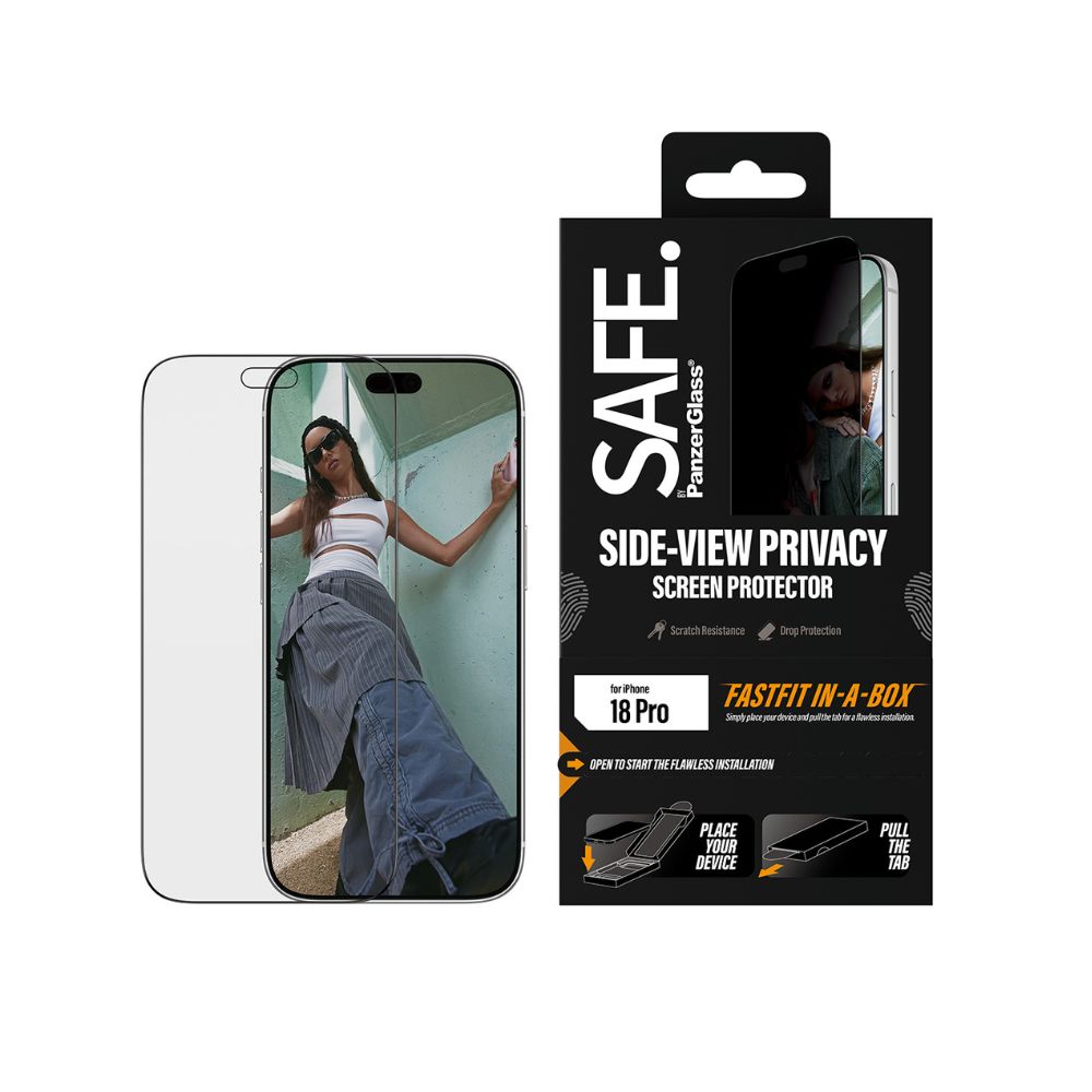 SAFE. by PanzerGlass&reg; Screen Protector iPhone 18 Series | Ultra-Wide Fit w. Fast Fit In A Box