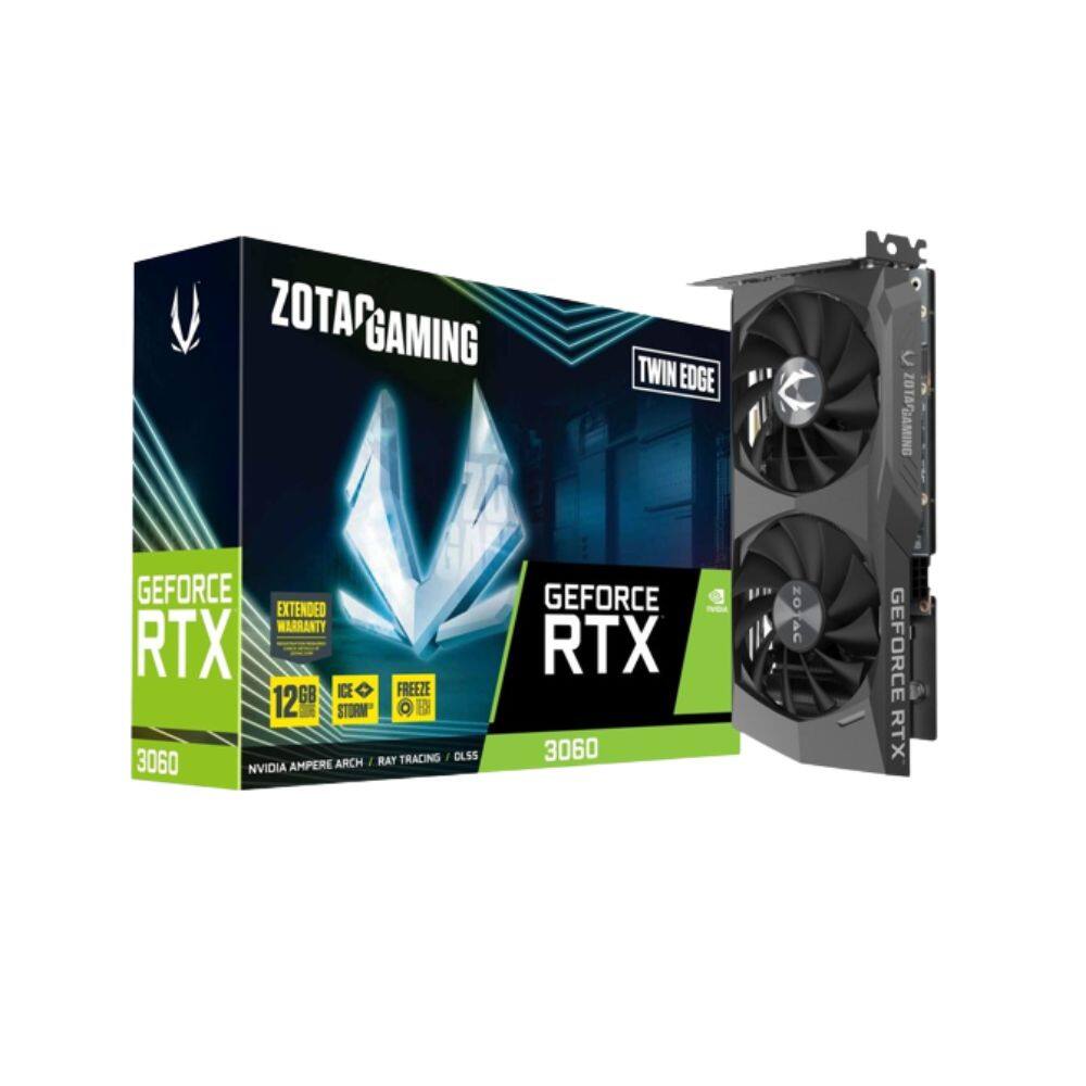 Zotac RTX 3060 12GB GDDR6 192Bit Twin Edge V2 LHR VGA Graphics Card