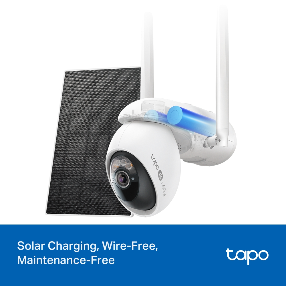 TP-Link Tapo C665G KIT 4K Solar-Powered Wi-Fi/4G Security Camera Kit