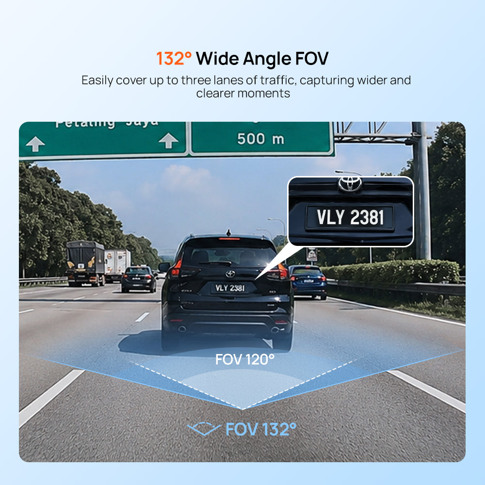 70mai A210 Dashcam | Front & Back Set