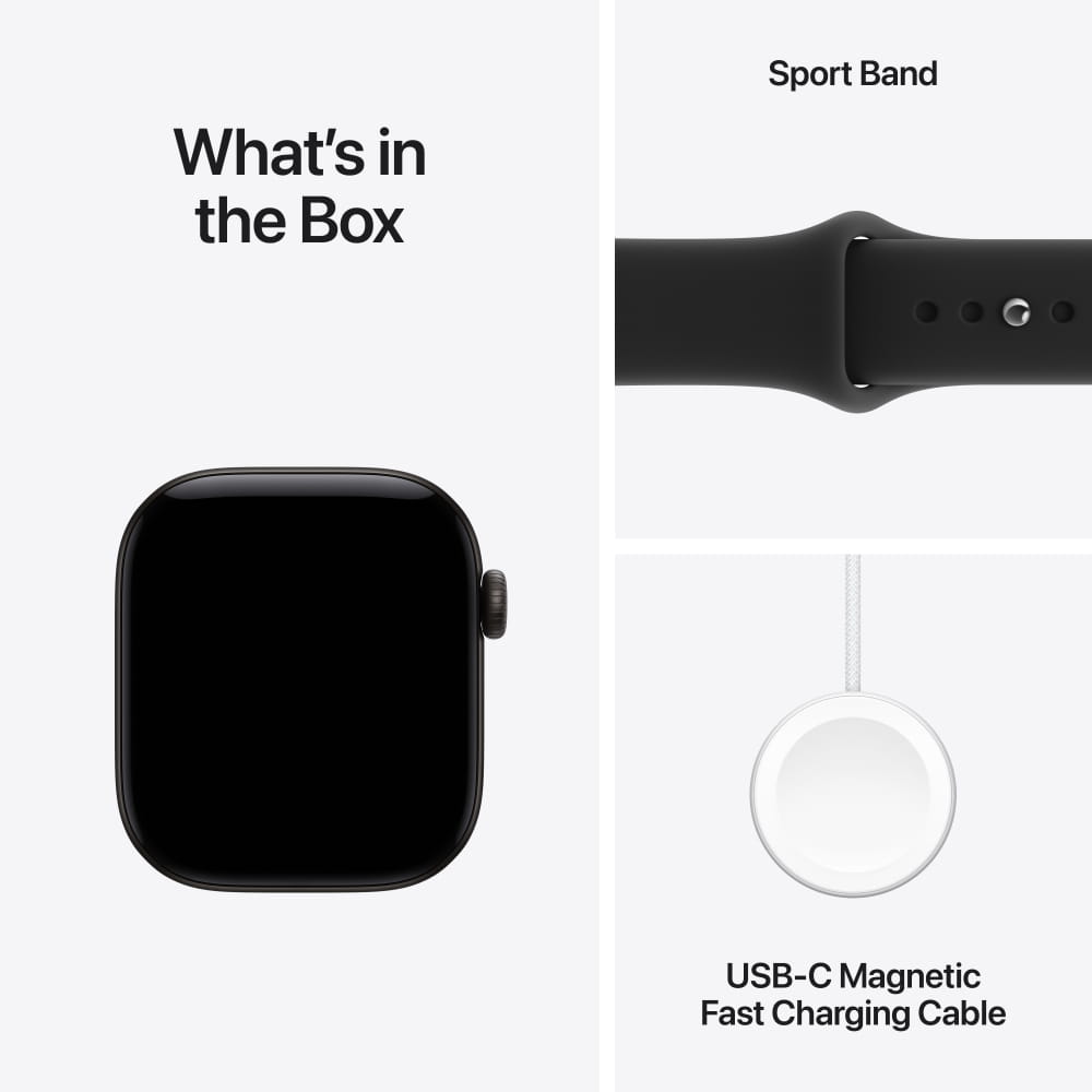 Apple Watch Series 12 Aluminium Case with Sport Band (GPS + Cellular)