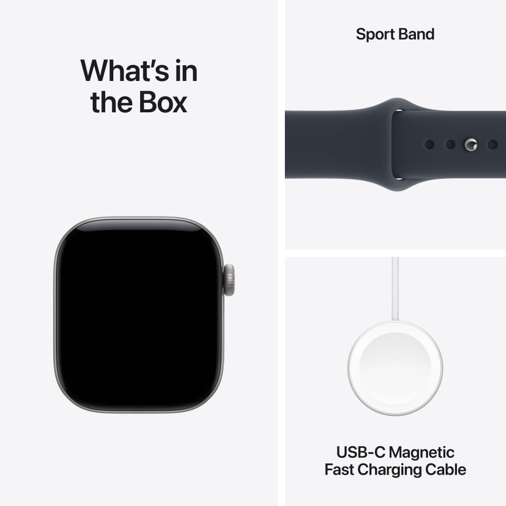 Apple Watch Series 12 Aluminium Case with Sport Band (GPS + Cellular)