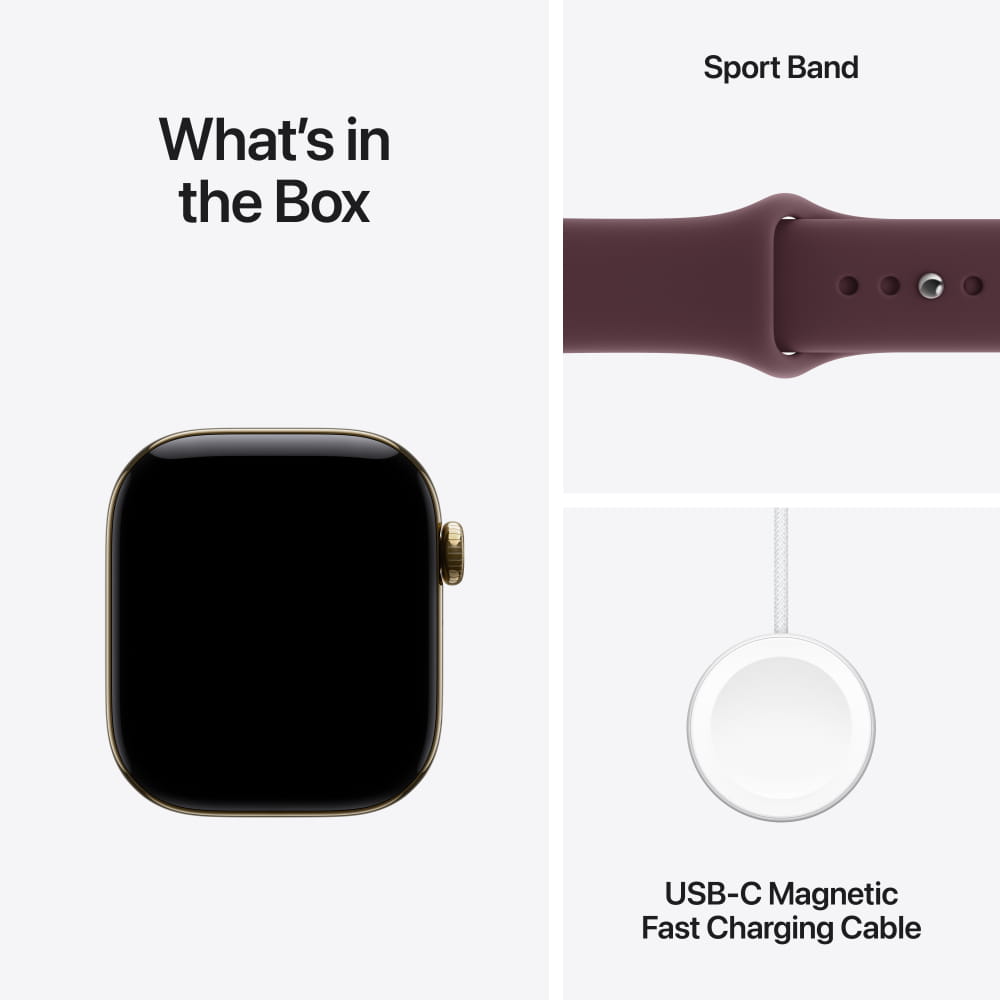 Apple Watch Series 12 Titanium Case with Sport Band (GPS + Celullar)