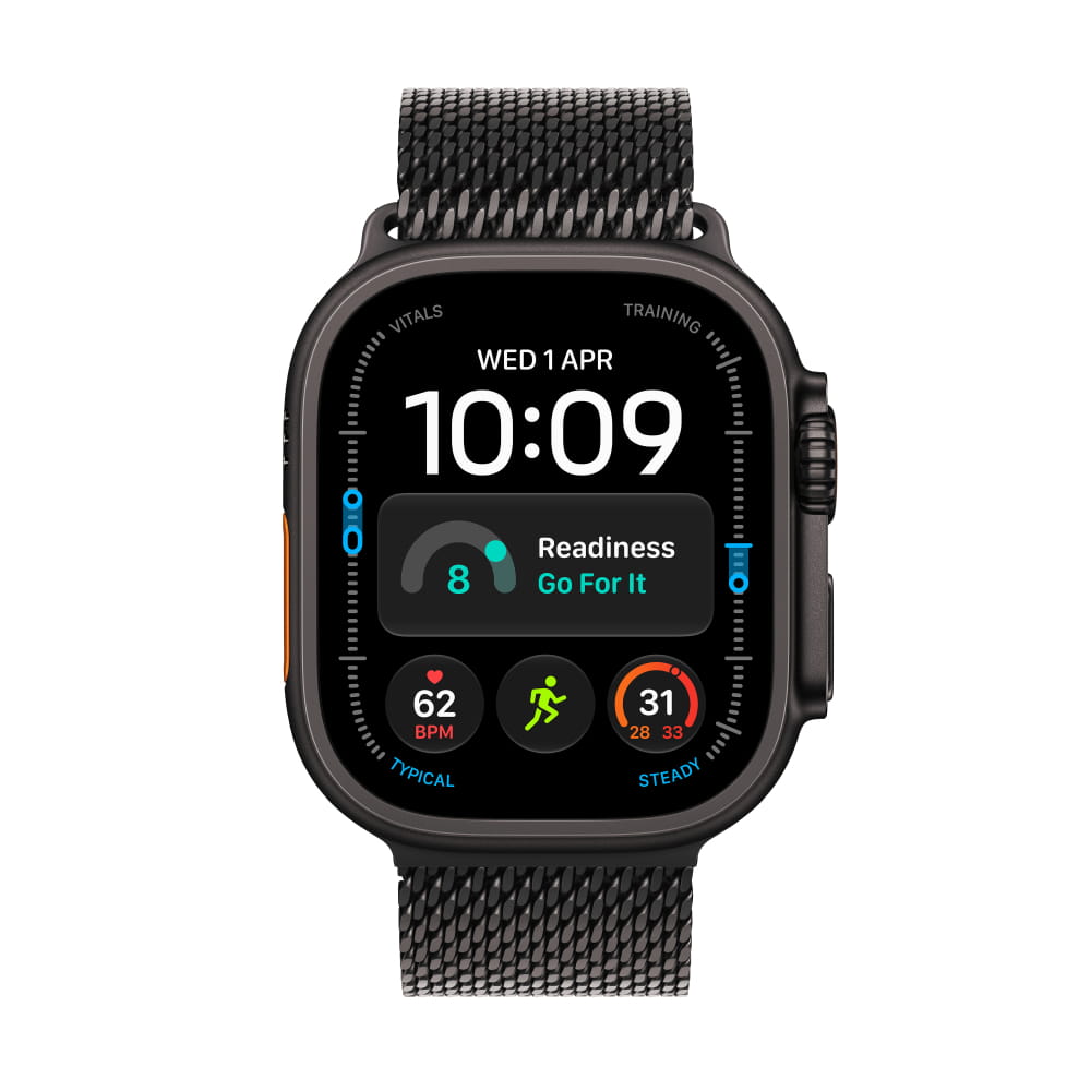 Apple Watch Ultra 4 Titanium Case with Titanium Milanese Loop (GPS + Cellular)