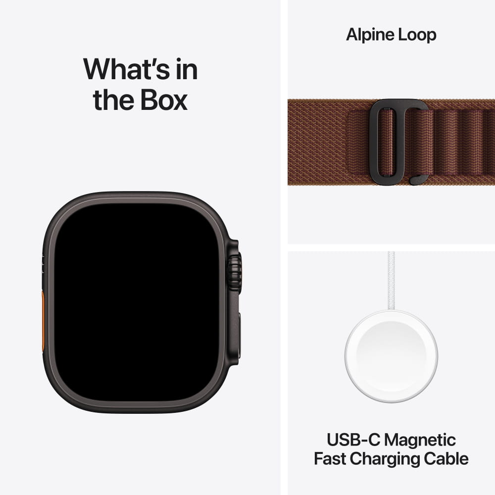 Apple Watch Ultra 4 Titanium Case with Alpine Loop (GPS + Cellular)