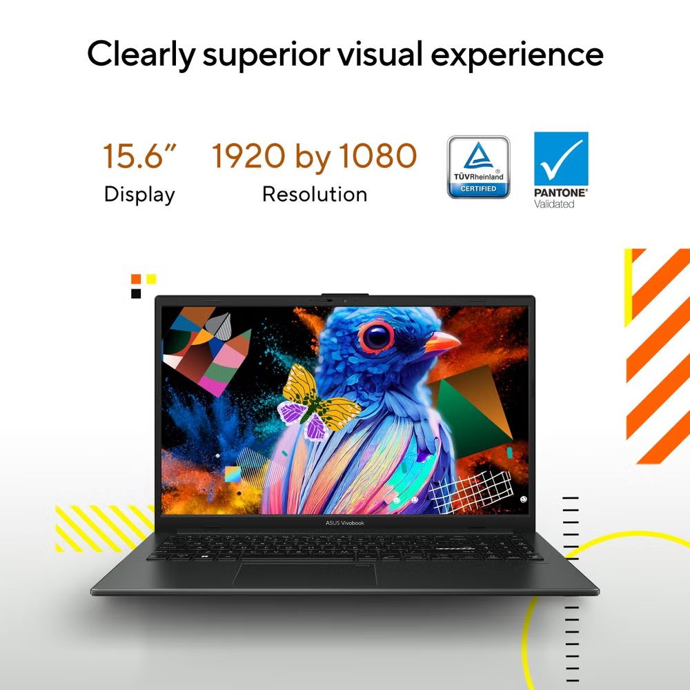 ASUS Vivobook Go E1504F-ABQ050WSP Black / 51WSP Silver / 52WSP Green Gray Laptop | AMD Ryzen 5 40 | 16GB RAM 512GB SSD | 15.6" FHD | MS OFFICE | W11 | 2 Yrs Wrrnty | Bag GDT