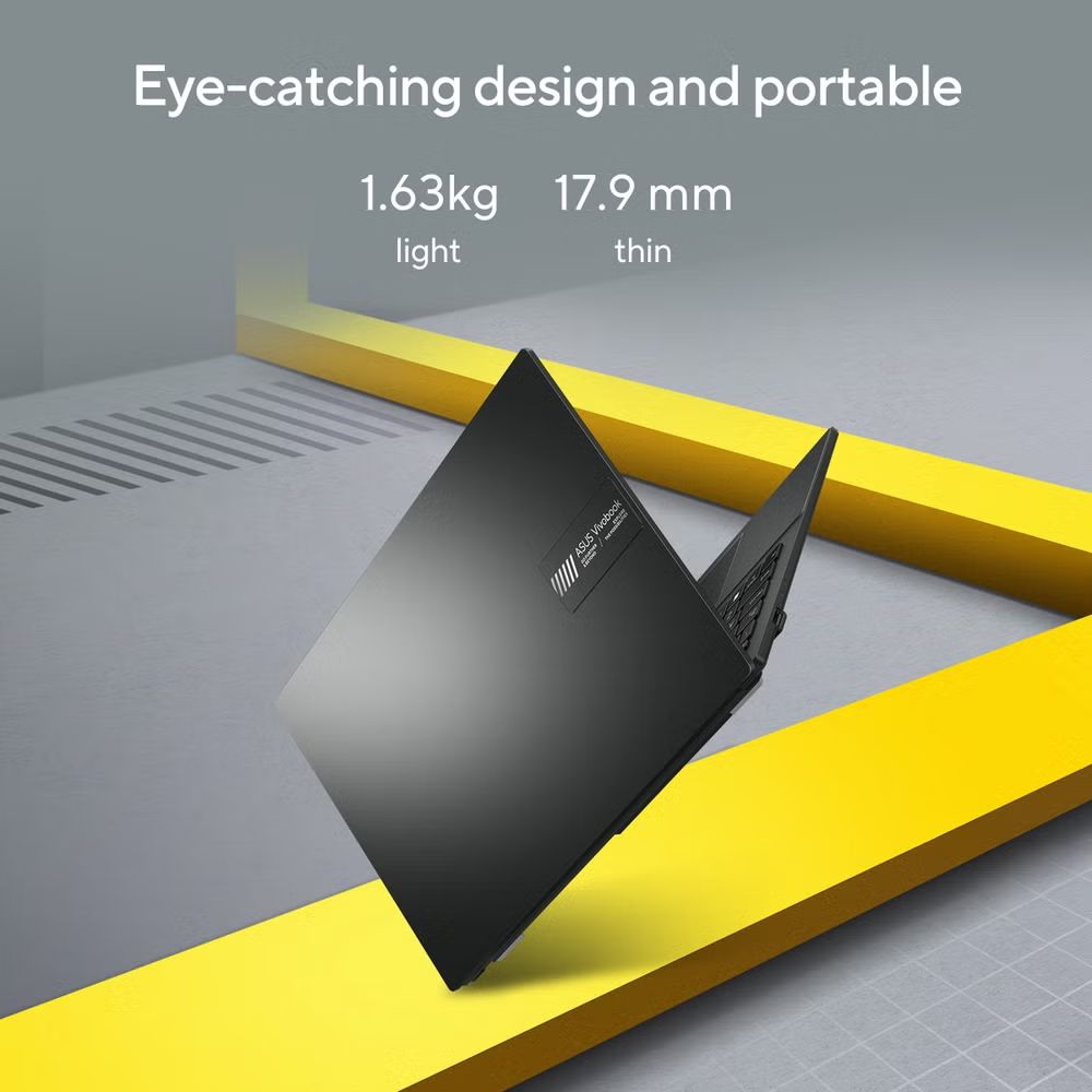 ASUS Vivobook Go E1504F-ABQ050WSP Black / 51WSP Silver / 52WSP Green Gray Laptop | AMD Ryzen 5 40 | 16GB RAM 512GB SSD | 15.6" FHD | MS OFFICE | W11 | 2 Yrs Wrrnty | Bag GDT