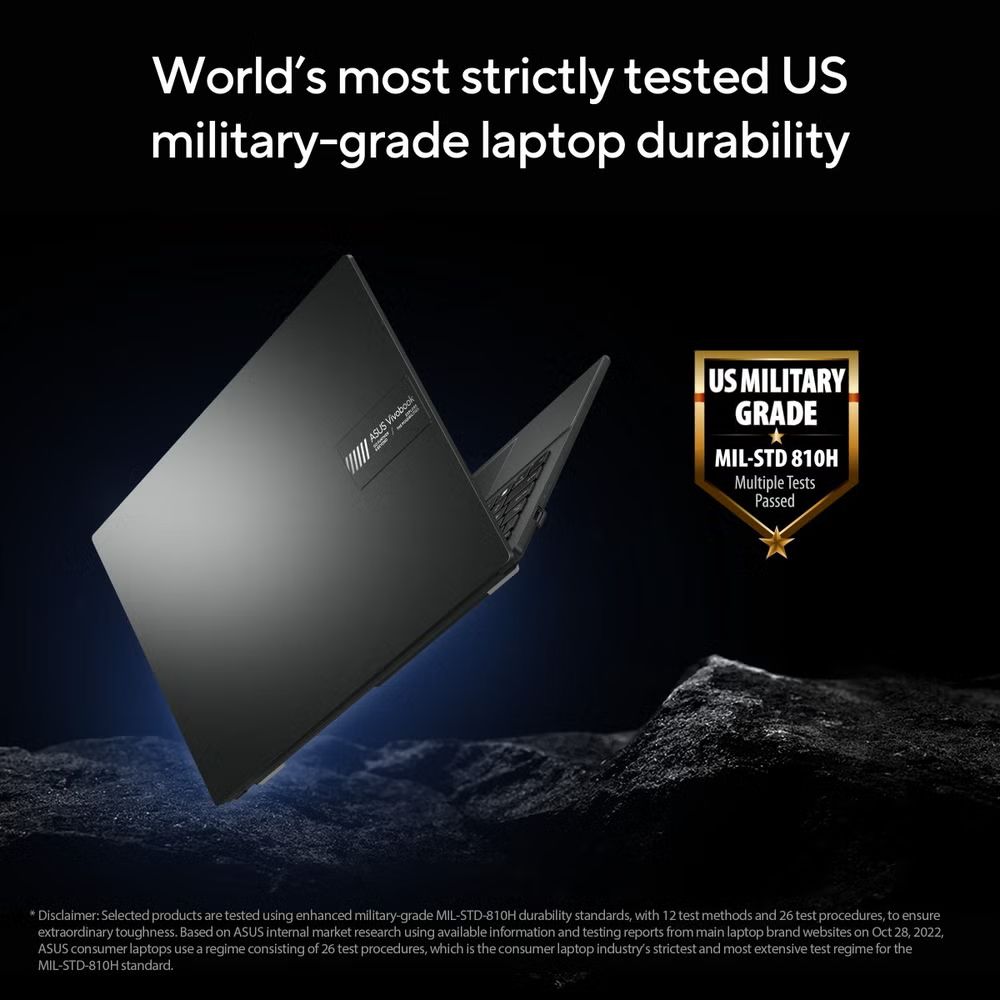ASUS Vivobook Go E1504F-ABQ050WSP Black / 51WSP Silver / 52WSP Green Gray Laptop | AMD Ryzen 5 40 | 16GB RAM 512GB SSD | 15.6" FHD | MS OFFICE | W11 | 2 Yrs Wrrnty | Bag GDT